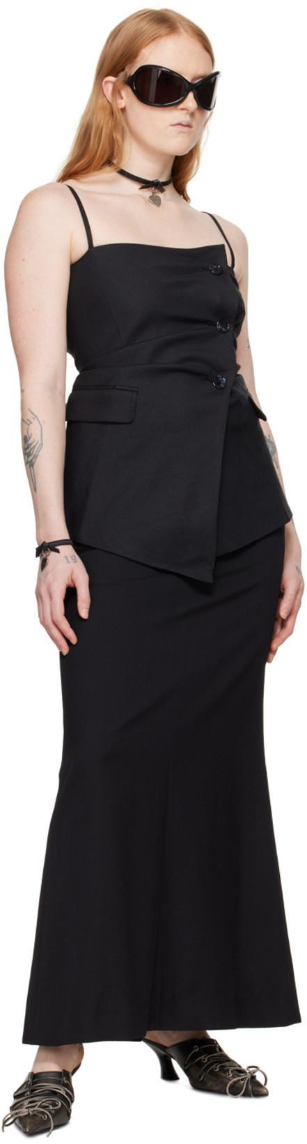 ACNE STUDIOS Maxi Skirt In 900 Black