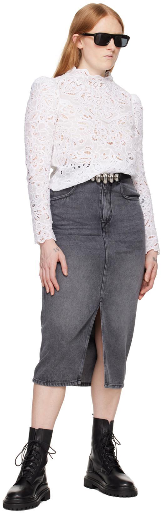 ISABEL MARANT Tilauria Skirt In White