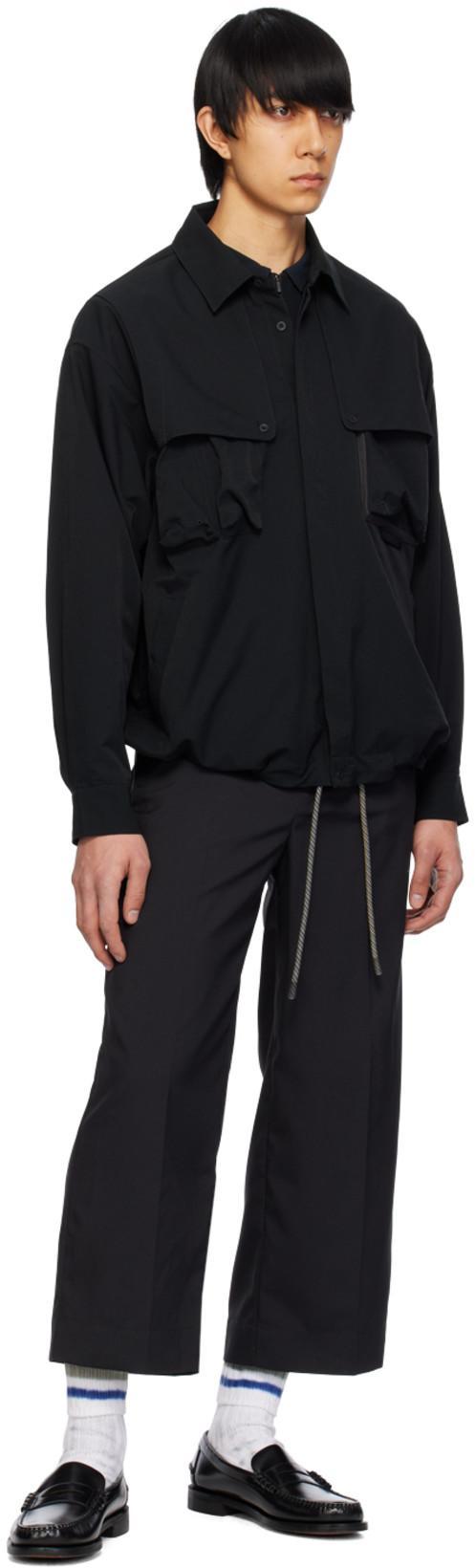 SEBAGO Black Leather Loafers In Nero Nero