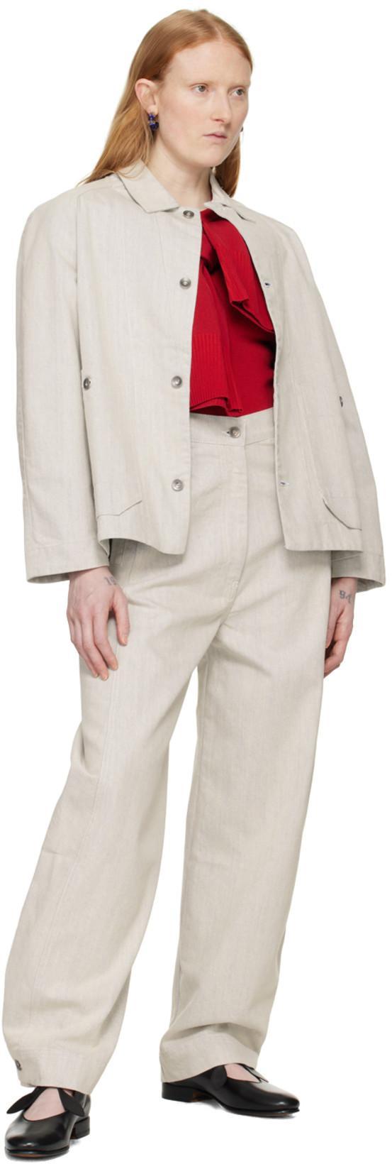 JACQUEMUS Le Haut Rica Jersey T-shirt In Red