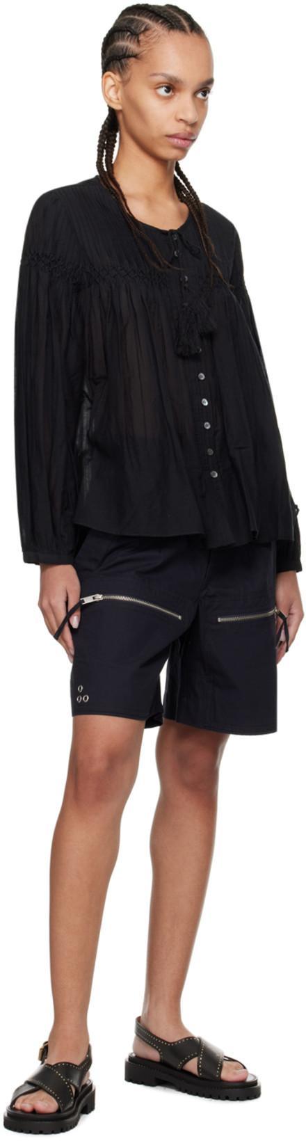 ISABEL MARANT ÉTOILE Marant Etoile "cotton Abadi Blouse For In Black