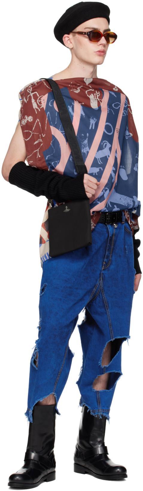 VIVIENNE WESTWOOD Black Fisherman Arm Warmers In Ss24-n401