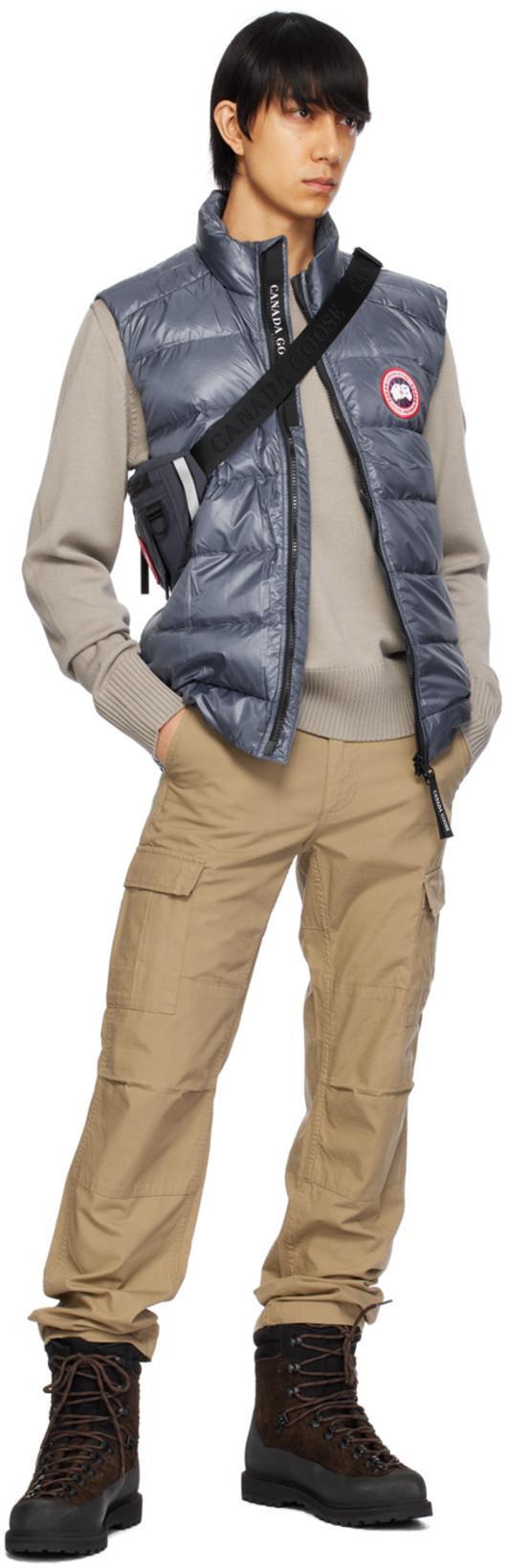 CANADA GOOSE Hybdridge Lite Quilted Recycled-ripstop And Stretch-jersey Down Gilet In Black