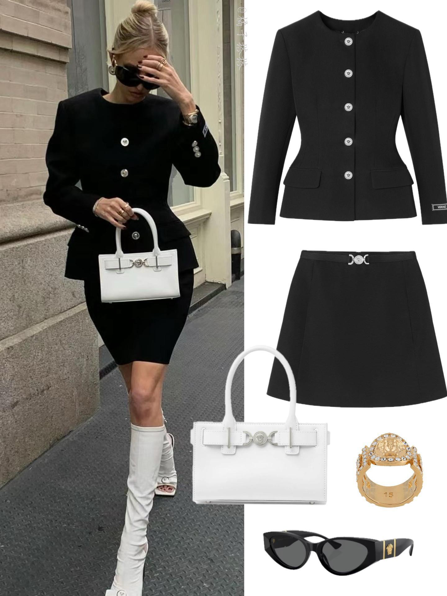 VERSACE La Medusa Crystal-embellished Ring In Gold