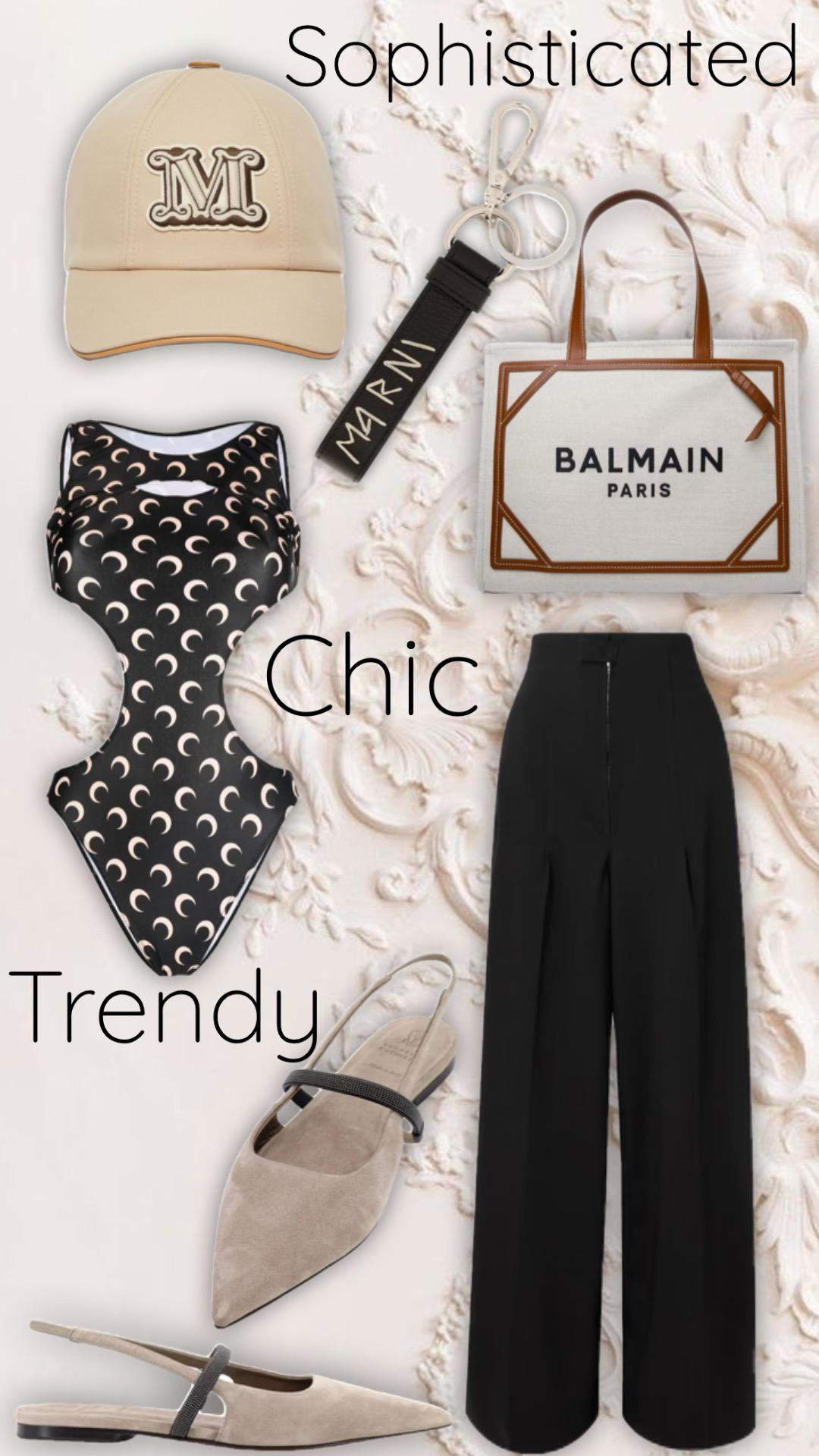 MAX MARA Baseball Cap In Neutral