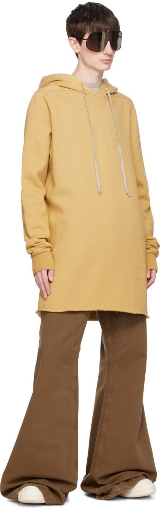 RICK OWENS Scarpe In Pelle Sneakers In Dust And Milk