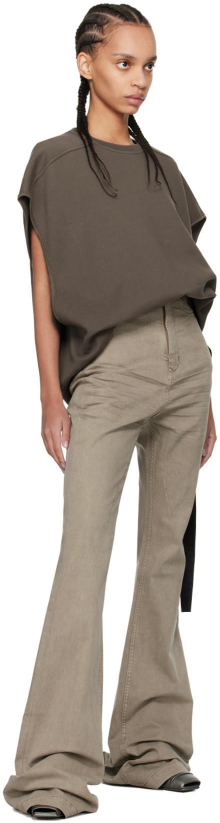 RICK OWENS DRKSHDW Off-white Bolan Jeans In 08 Pearl