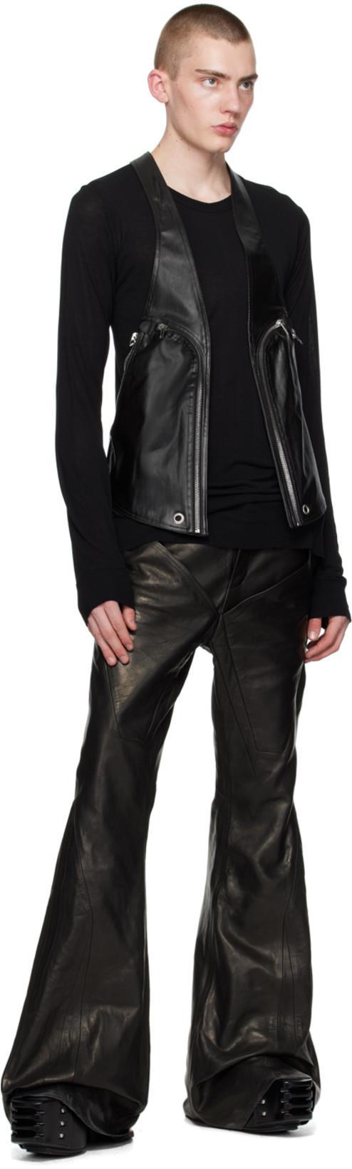 RICK OWENS Kowboy Grill 140mm Platform Boots In Black