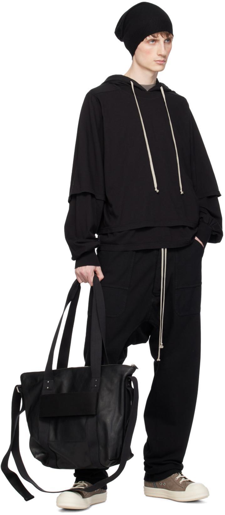 RICK OWENS Scarpe In Pelle Sneakers In Dust And Milk