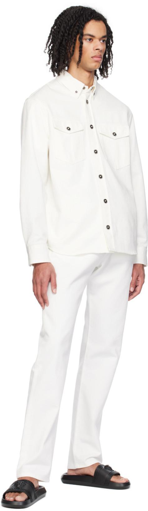 VERSACE Palazzo Rubber Slides In Black