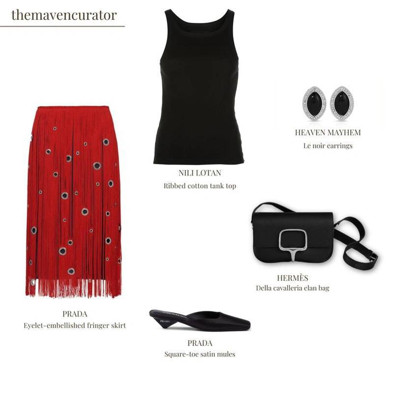 PRADA Satin Square-toe Ballerina Mule Pumps In Black