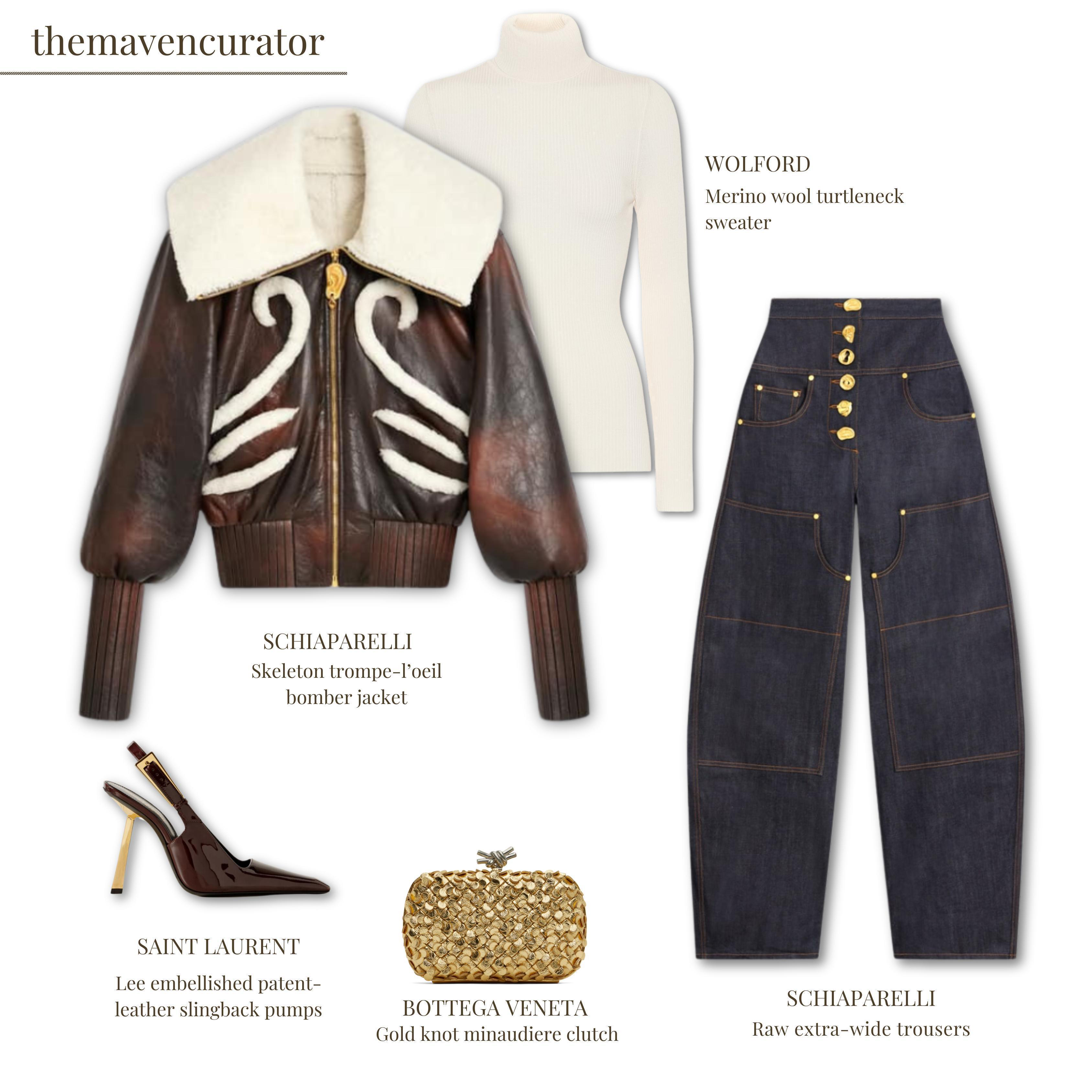 SAINT LAURENT Lee Embellished Patent-leather Slingback Pumps In Marron Glace