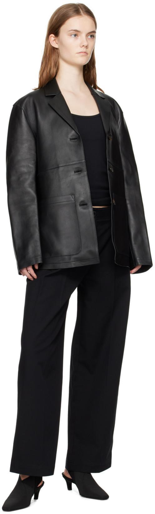 TOTÊME Toteme Curved Rib Tank Top In Black