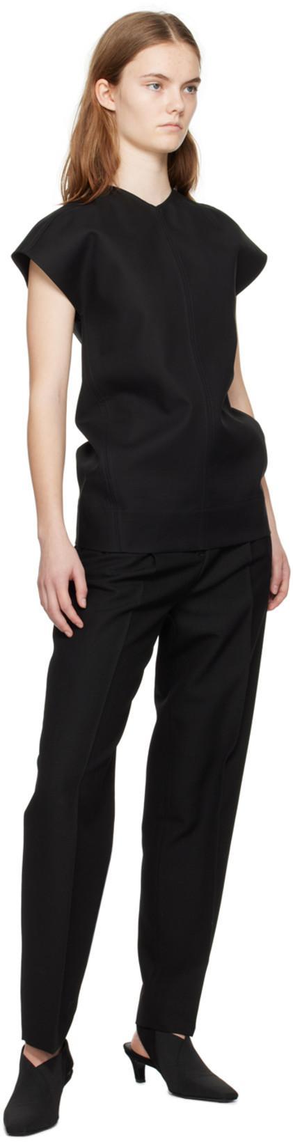 TOTÊME Toteme Women Mid Heel Elastic Slingback Pumps In Black