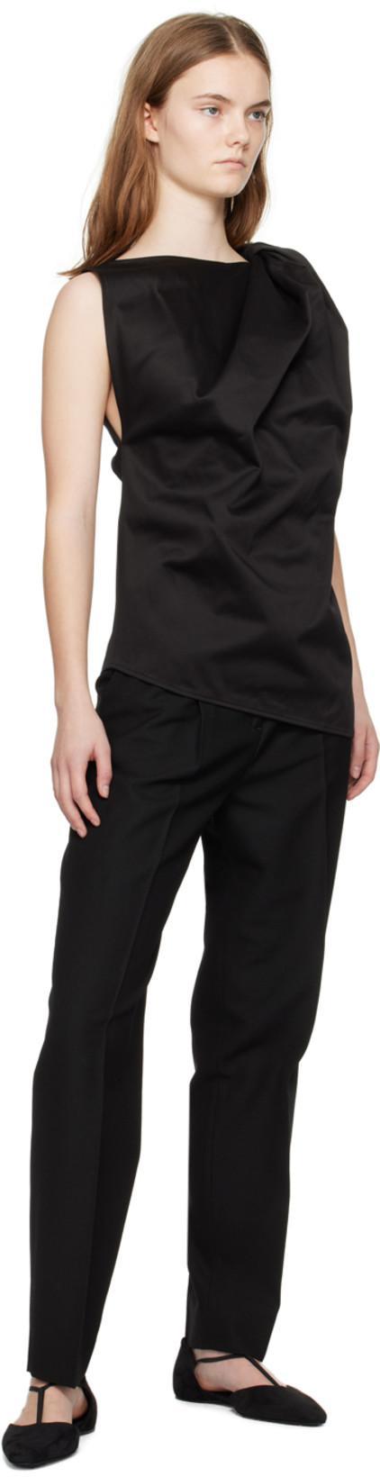 TOTÊME Toteme Woman Ballet Flats Black Size 5 Textile Fibers