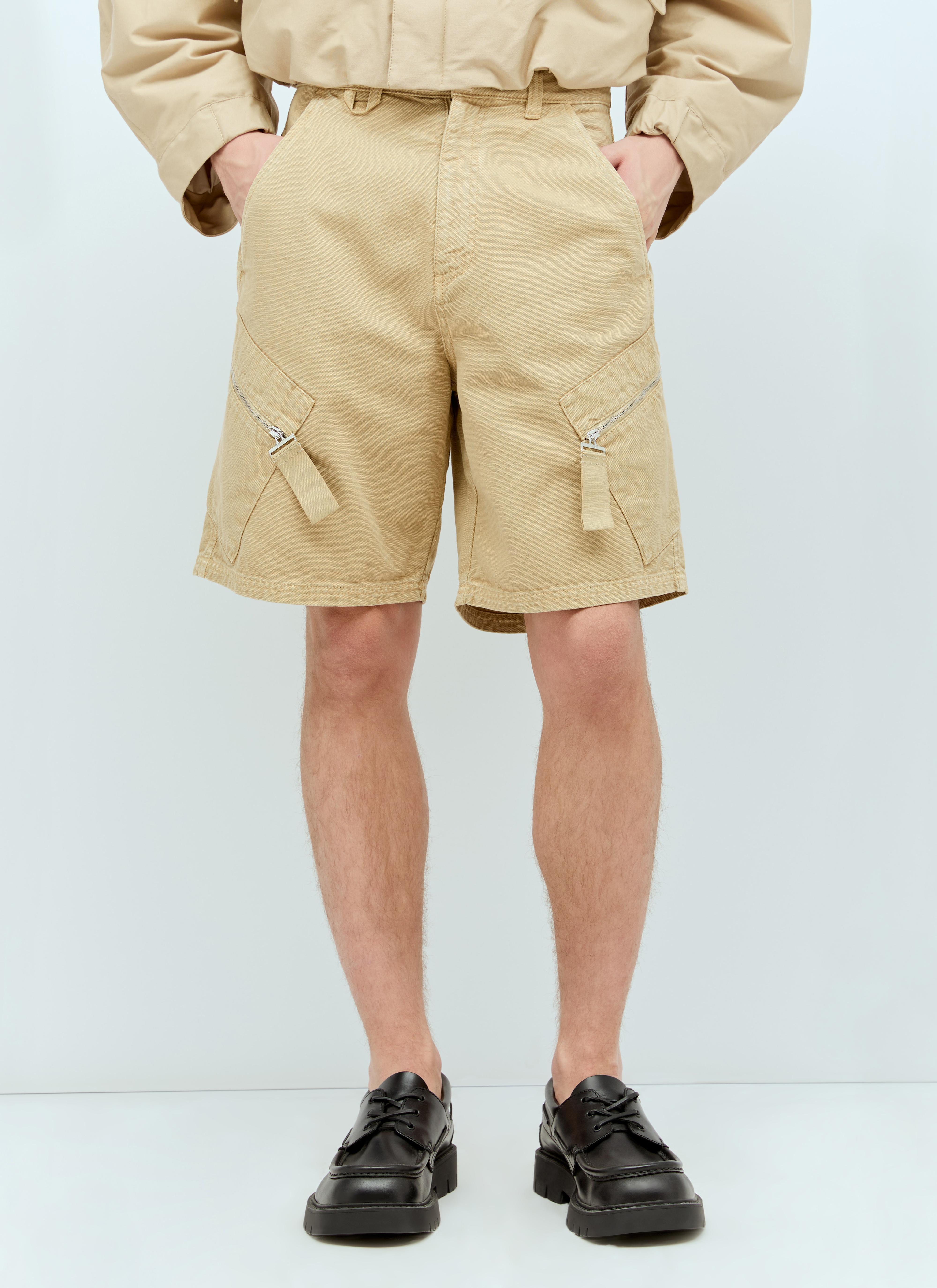 JACQUEMUS Marrone Shorts In Neutrals