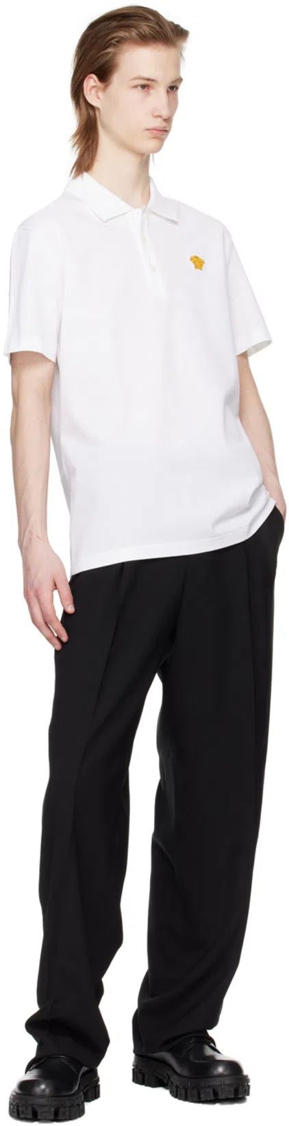 VERSACE 40mm Leather Belt In Kvo41-black-ver