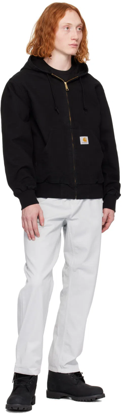 CARHARTT Men's American Script Sweatshirt In Black