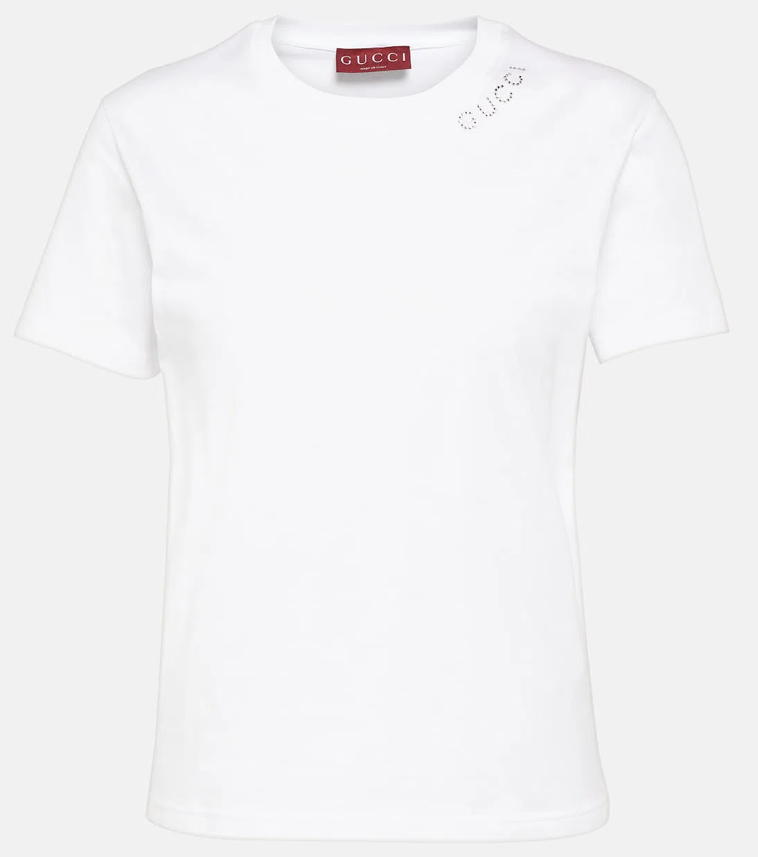 GUCCI Light Blue Denim Midi Skirt With Horsebit In Cotton Woman In Animal Print