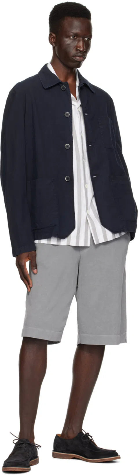 OFFICINE CREATIVE Black Kent 016 Derbys In Nero