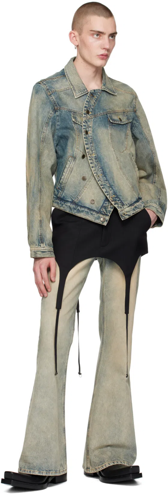 BALENCIAGA Santiago Leather Boots In Black