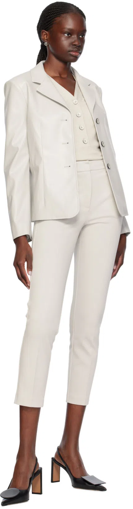 JACQUEMUS Les Duelo Plates Leather Slingback Flat In Black