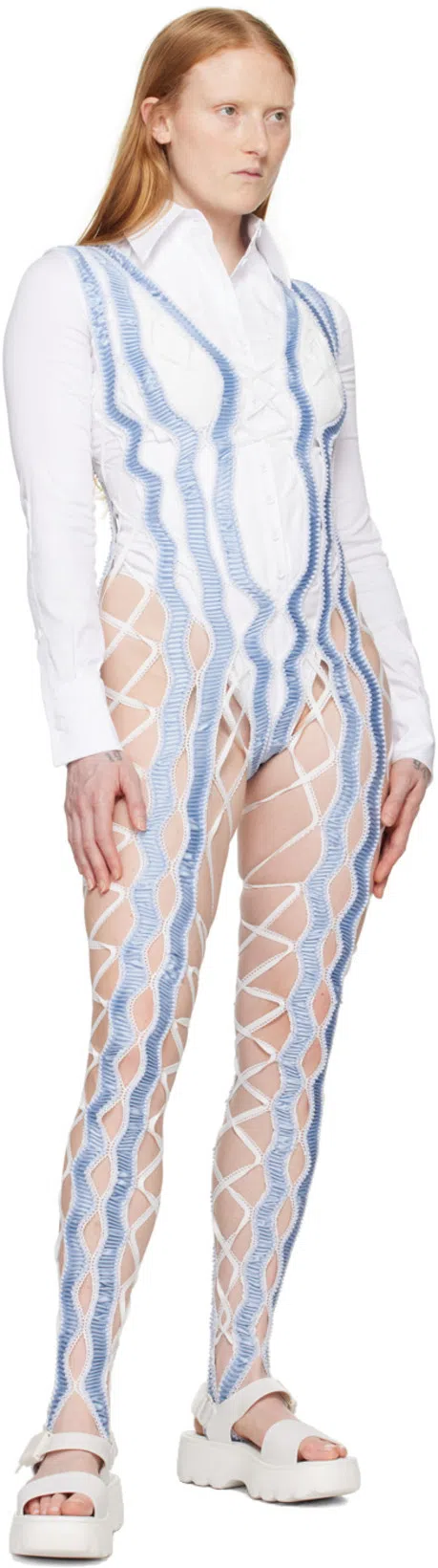 MELISSA Kick Off Platform Sandal In White