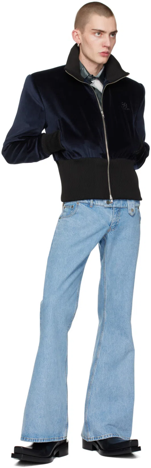 BALENCIAGA Santiago Leather Boots In Black