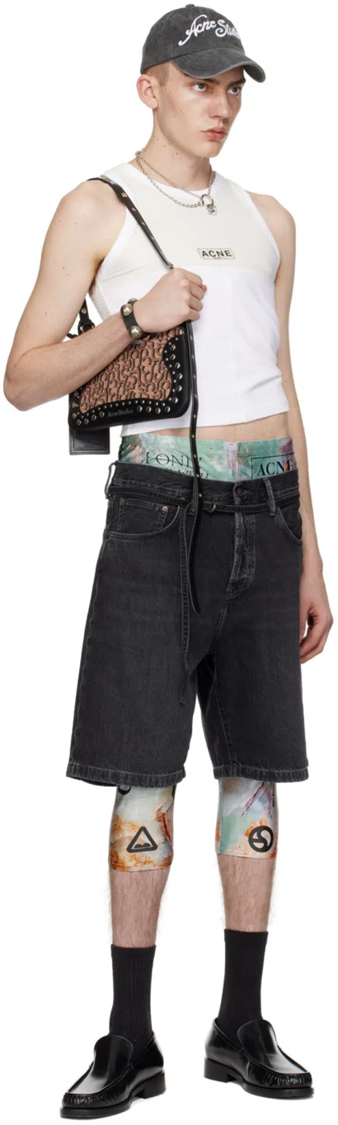 ACNE STUDIOS Ebot Tech Tank Top In White