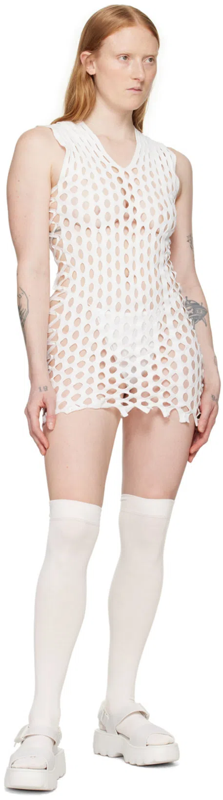 MELISSA Kick Off Platform Sandal In White