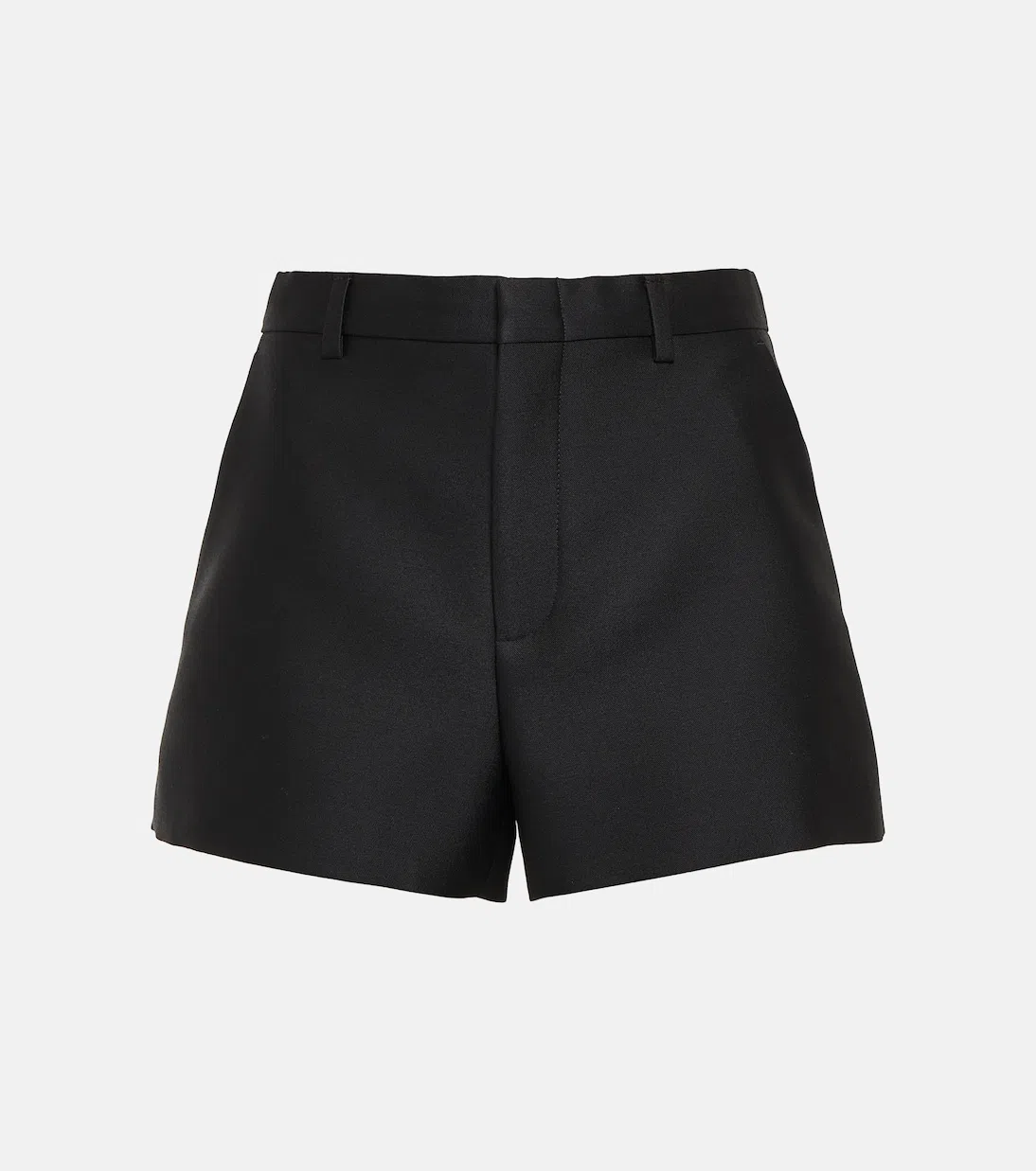 GUCCI Wool And Silk Gabardine Shorts In Black