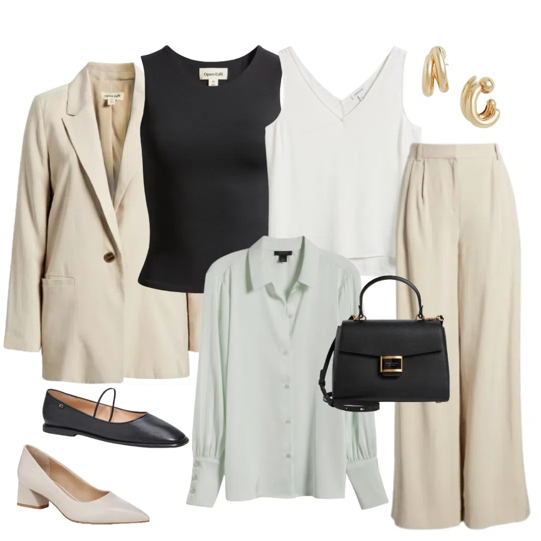 COACH Black Leather Emilia Ballerinas