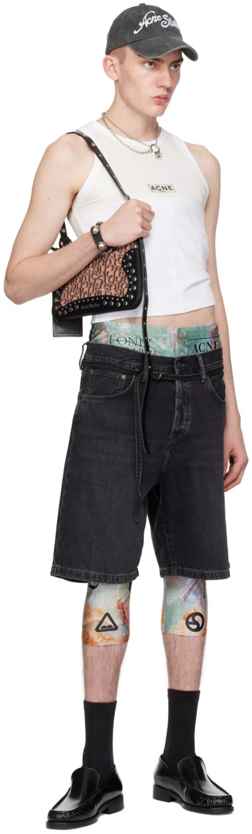 ACNE STUDIOS Ebot Tech Tank Top In White