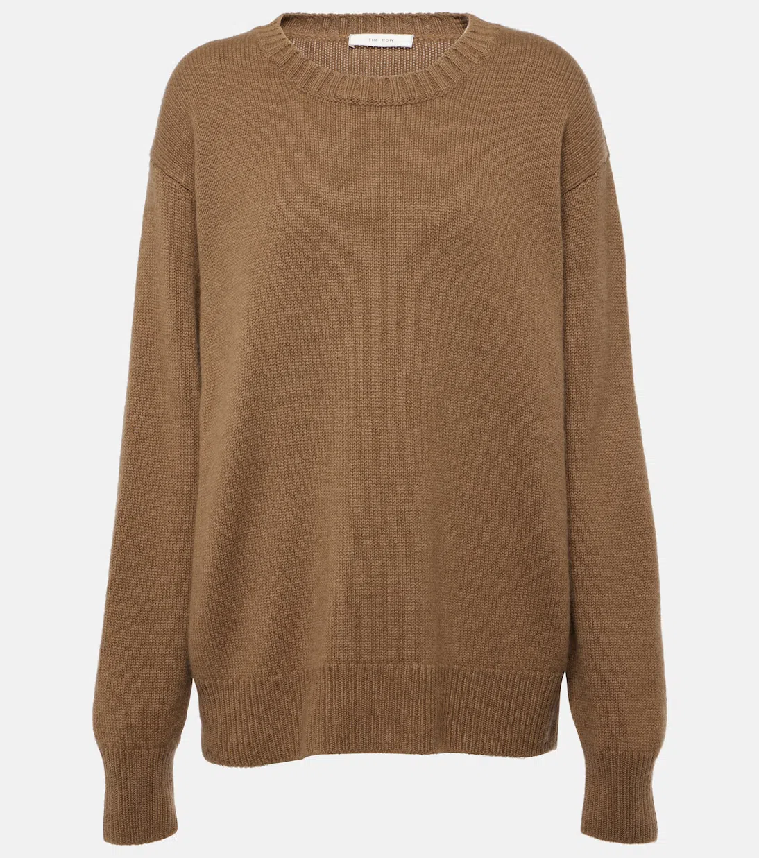 THE ROW Fiji Cashmere Sweater In Oak Brown