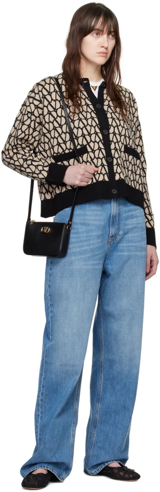 VALENTINO Con Stampa In White