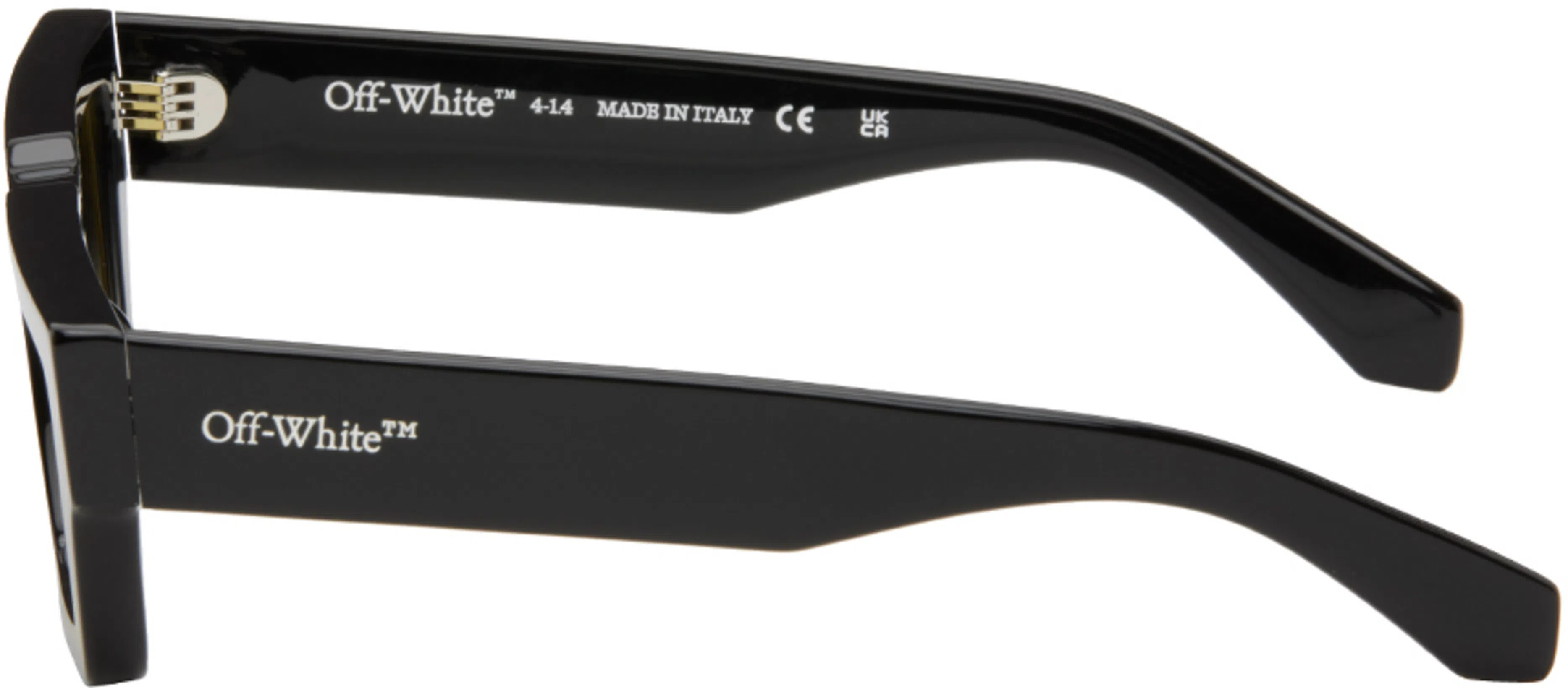 OFF-WHITE Black Vancouver Sunglasses In Brown