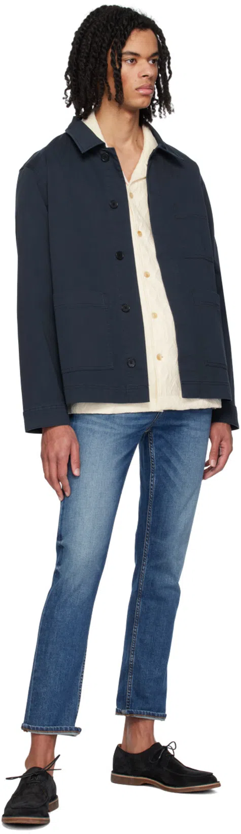 OFFICINE CREATIVE Black Kent 016 Derbys In Nero