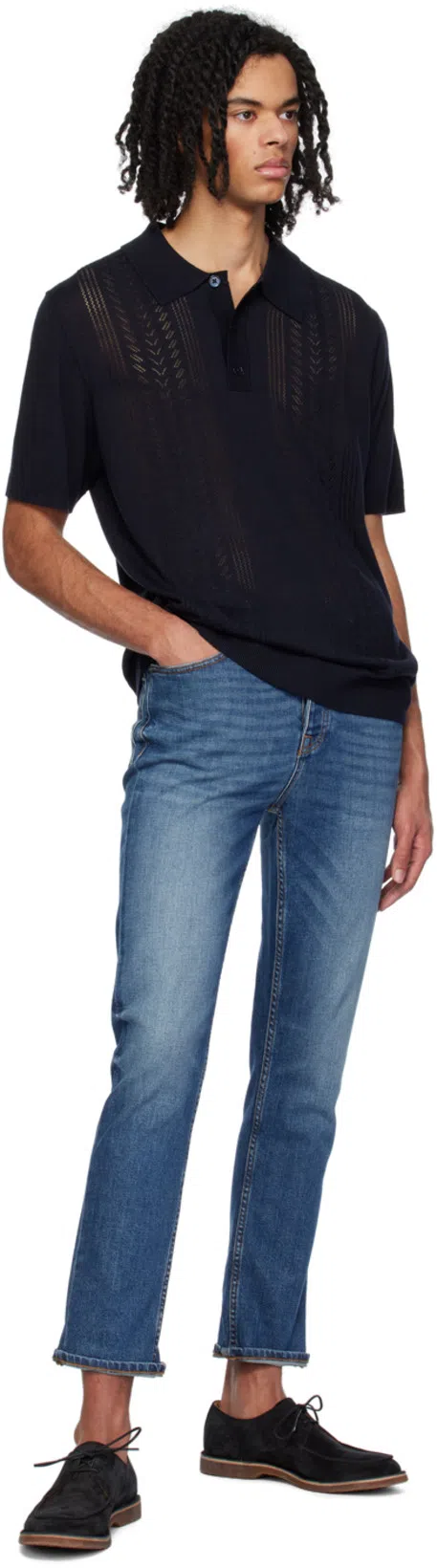 OFFICINE CREATIVE Black Kent 016 Derbys In Nero