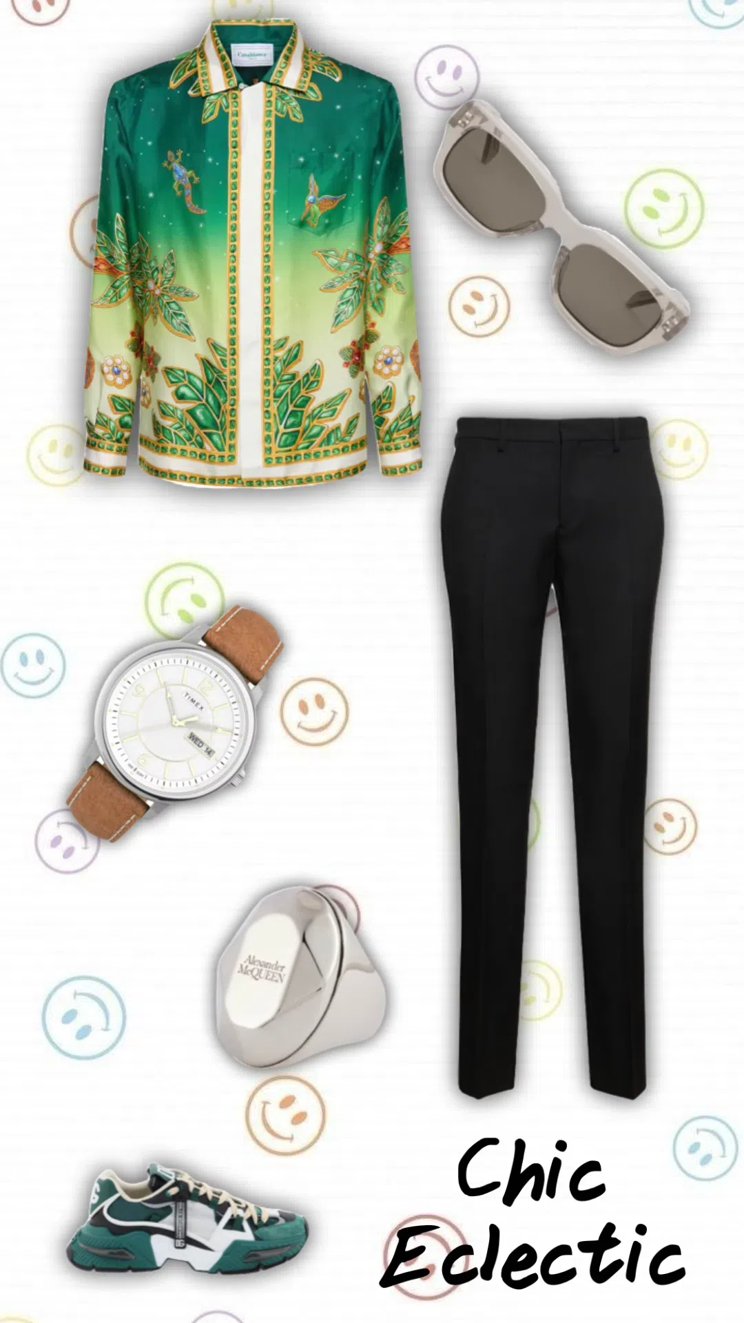 DOLCE & GABBANA Airmaster Sneakers In Green,black