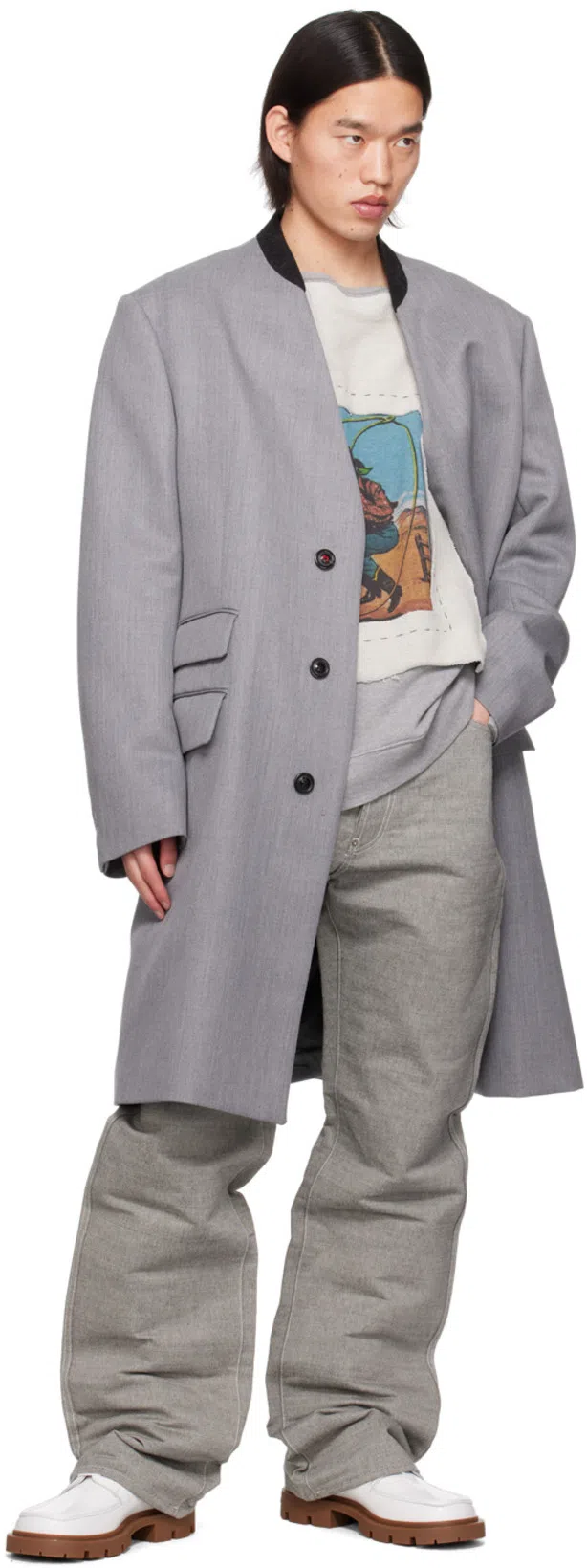 MAISON MARGIELA Ivy Derby Shoes In White