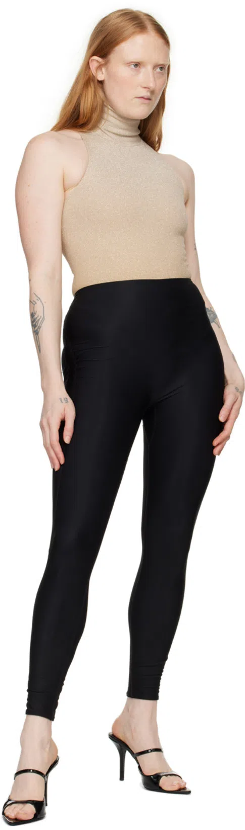 WOLFORD Thermal Leggings Featuring Infrared Technology In Black