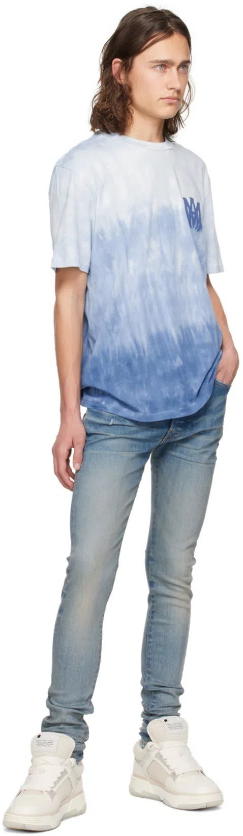 AMIRI Leather Ma-1 Low-top Sneakers In White