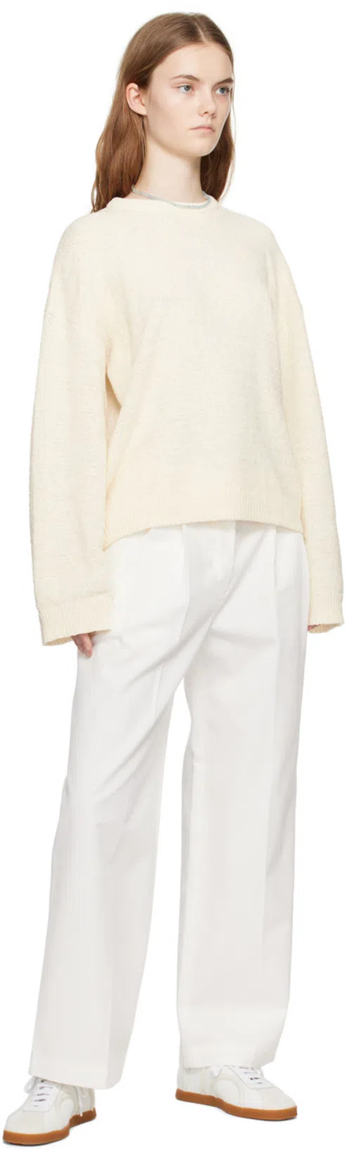 TOTÊME Toteme Women Croco Oval Loafers In White