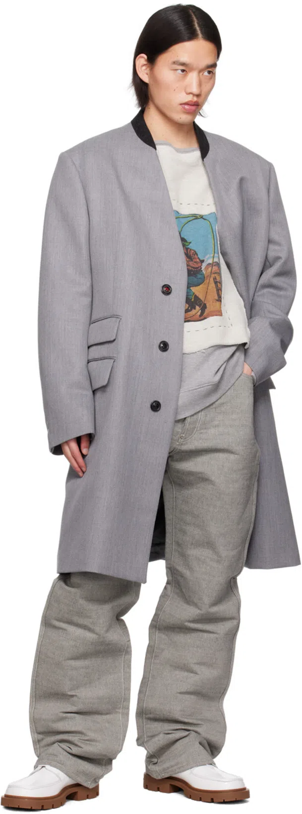 MAISON MARGIELA Ivy Derby Shoes In White