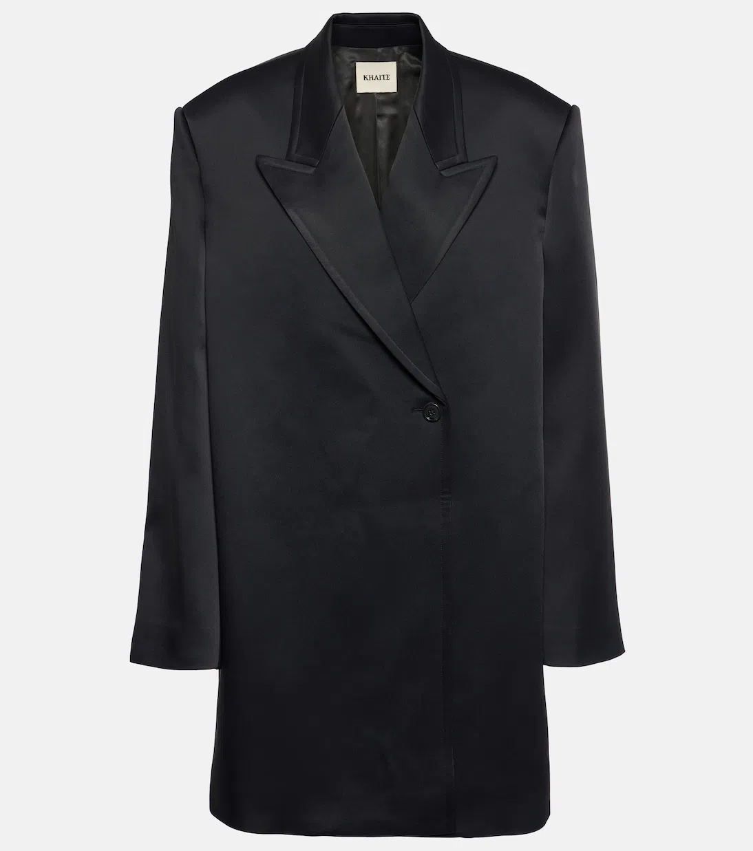 KHAITE Cessie Pleated Woven Wide-leg Pants In Black