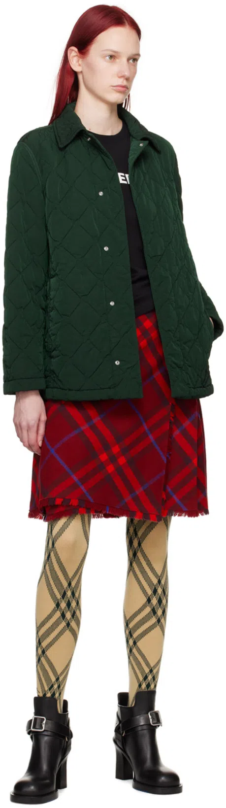 BURBERRY Cotton T-shirt In Black