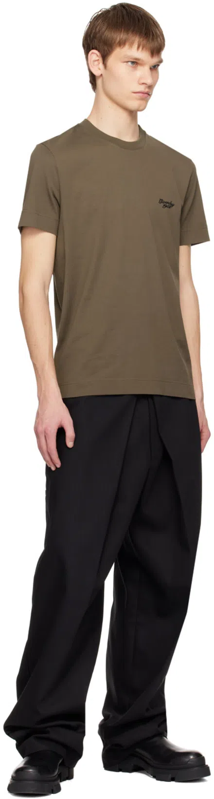 GIVENCHY Khaki Slim-fit T-shirt
