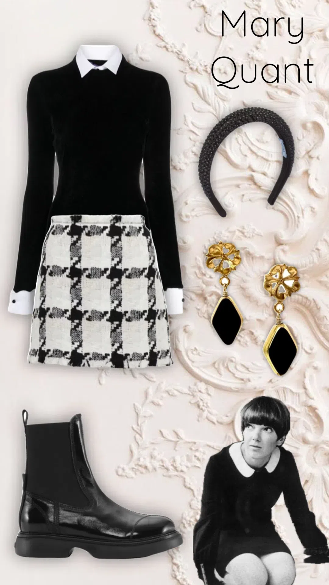 PRADA Crystal Padded Headband In F0002 Nero