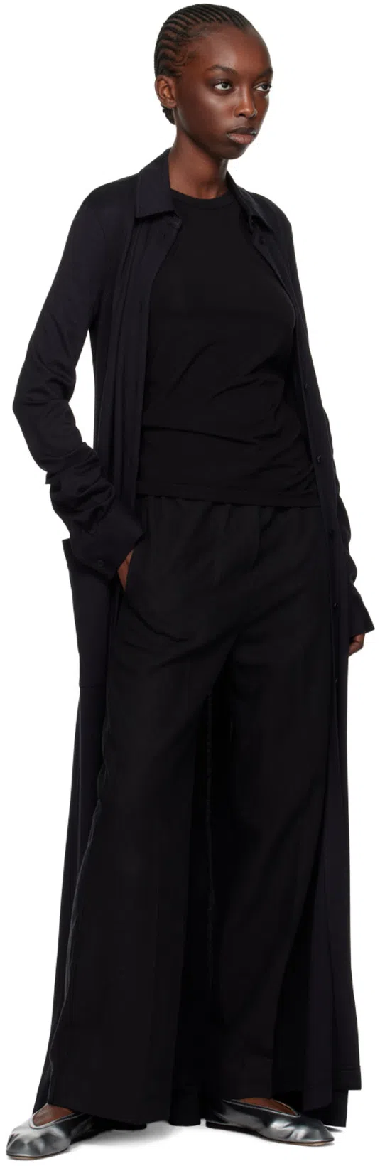 TOTÊME Toteme Button-down Shirt In 001 Black