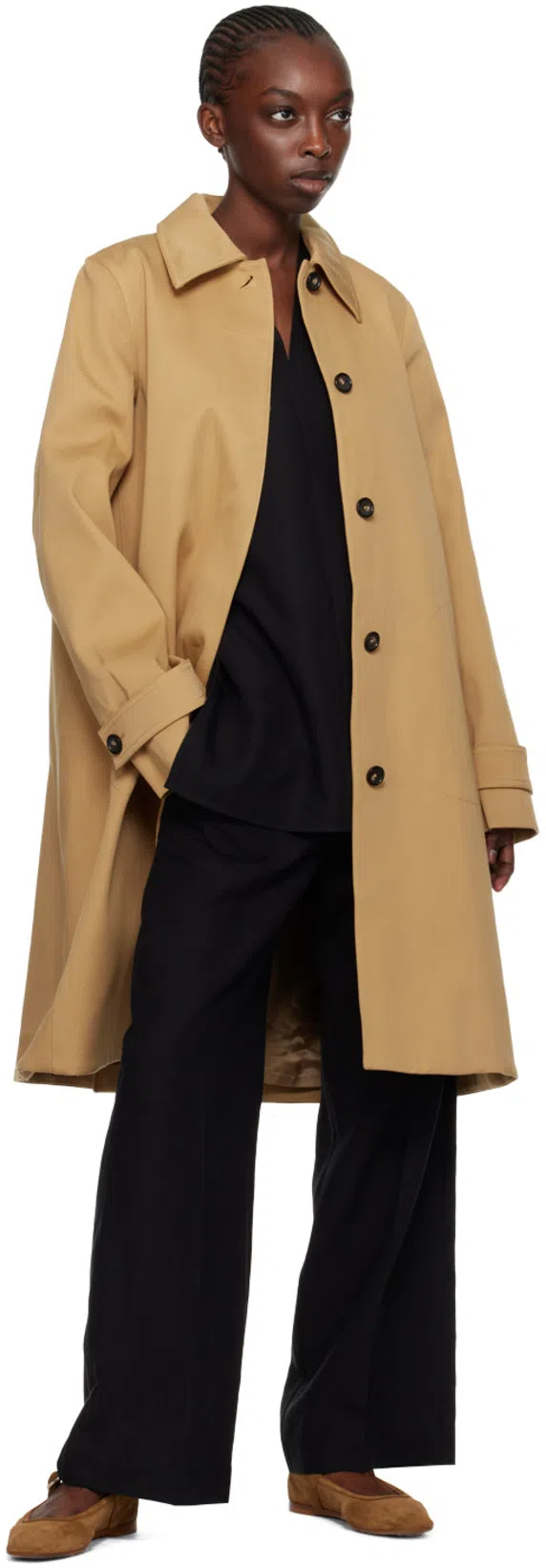 LE MONDE BERYL Stella Ballet Flats In Black